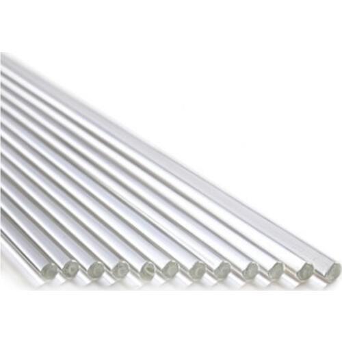 LOT10 6x150mm Lab Glass Stirring Rods Borosilicate High Resistant Stirrer