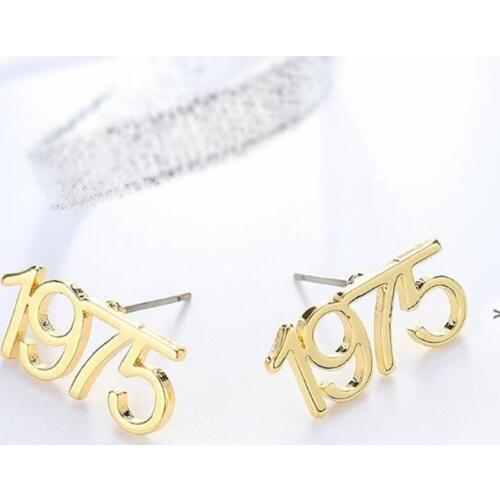 Fashion Roman Digital Stainless Steel Stud Earrings for Women Man Stainless Steel Hypoallergenic Geometry Earring Trend Goujons