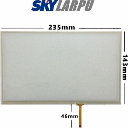 New 10.2 Inch 4 Wire Resistive Touch Screen Panel For IPS LCD Touchscreen 235*143 235mm*143mm Touchpanel Glass Free Shipping