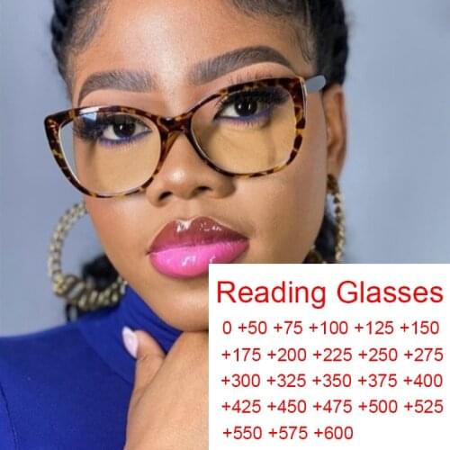 Fashion Glasses For Women 2021 Anti Blue Light Transparent Reading Eyeglass Frame Brand Prescription Simple Leopard Glasses +2