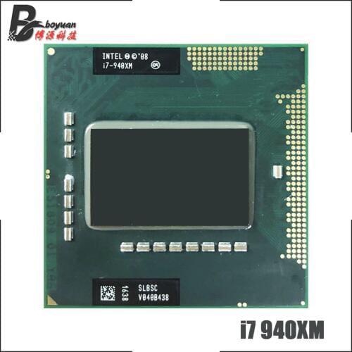 Intel Core i7-940XM i7 940XM 2.1 GHz Quad-Core Eight-Thread CPU Processor 8M 55W Socket G1 / rPGA988A