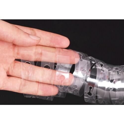 5 meters transparent balloon chain single double hole balloon rubber chain wedding party balloon connection decoration chain