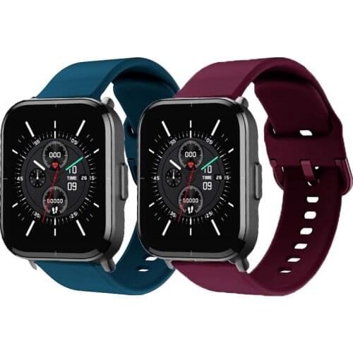 20mm Silicone Watch Strap For MiBro Color band For Xiaomi MiBro Air Band/Amazfit Bip S Smart Wristband Bracelet sport belt