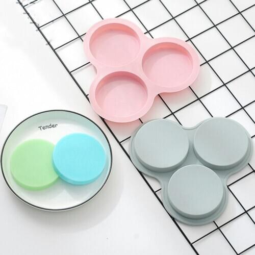 Silicone Mold Baking 3D Round Mold Chocolate Cupcake Cake Mold DIY Muffin Bakeware Kitchen Tools
