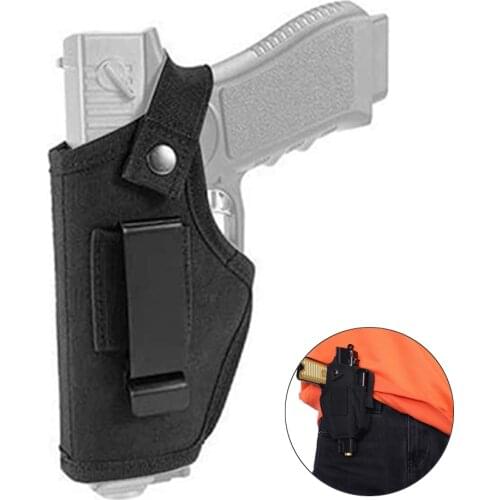 Tactical Pistol Airsoft Holster Concealed Tactical Belt Holster Waistband Gun Holster with Magazine Slot For All Firearm Handgun