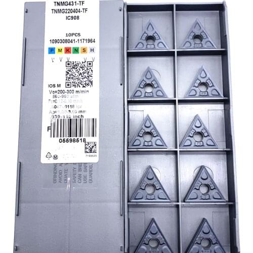 TNMG220404 TNMG220408 TF IC908 IC907 Carbide Inserts Lathe Cutter Turning Tool TNMG 220404 220408 CNC Machine Cutting Tungsten