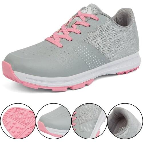 Outdoor Golf Shoes Womens Multi-size New Waterproof Non-slip Nail-free Lightweight Leisure Golf Daily Training Shoes