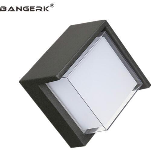 Outdoor Modern LED Wall Lamp Simple Aluminium Porch Lights Fixtures Waterproof Wall Sconce Light Garden Balcony Decor Lighting