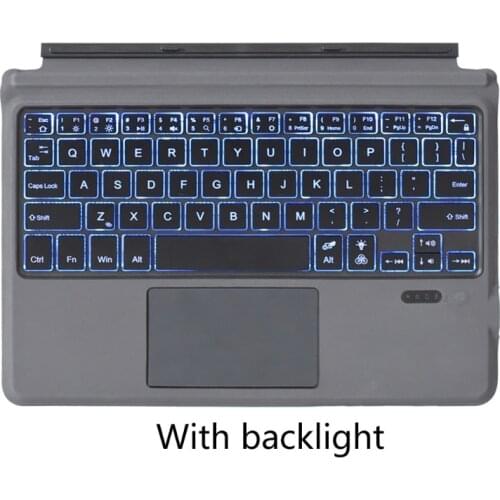 Ultra-thin Trackpad Wireless Bluetooth-compatible Keyboard For Microsoft- HX6A