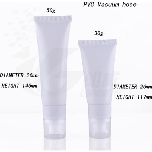 Capacity 50g 200pcs/lot factory wholesale Vacuum hose, pressure hose nozzle without straw green hose