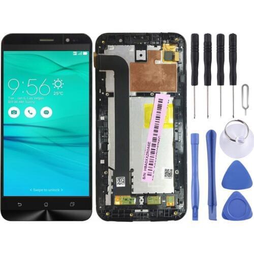 High Quality LCD Screen and Digitizer Full Assembly lcd Replacement Glass with Frame for Asus Zenfone GO ZB552KL X007D