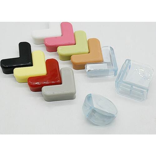 4pcs Baby Safety Silicone Protector Right Angle Table Corner Edge Safety Protection Cover Children Furnitures Corner Guards