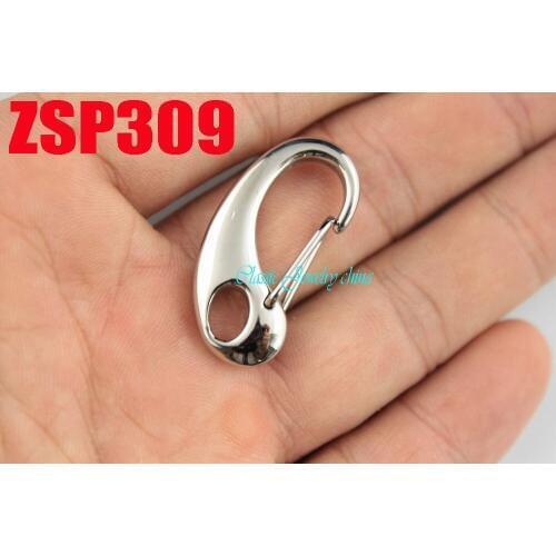 32mm 316L stainless steel Lobster clasp hook fashion jewelry accessories chain necklace parts 20pcs ZSP309