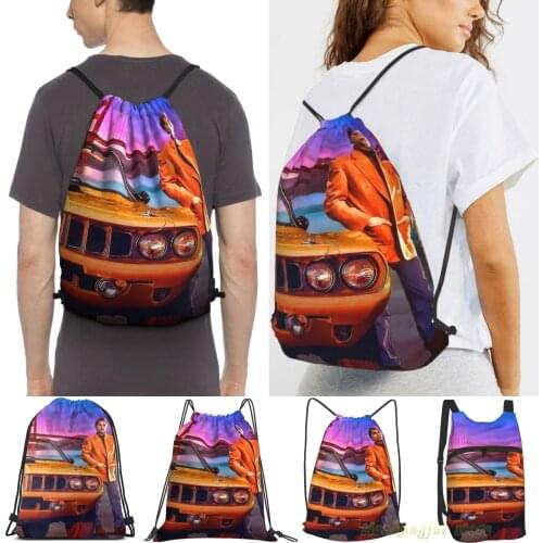 Nash Bridges Women Purpose Drawstring Backpack Bags Men Outdoor Travel Backpacks For Gym Training Swimming Fitness Bag