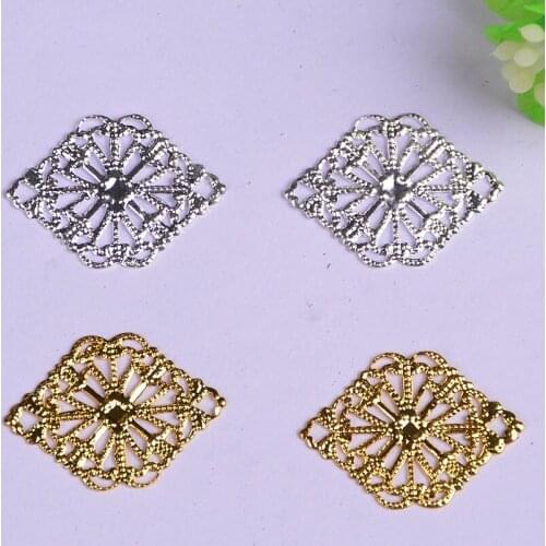 Zhu ru 20pcs/lot 21mm copper Hollow Carved diy manualidades Charms Pendants Fit Craft jewelry making supplies Necklace Findings