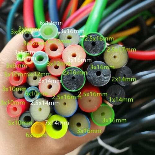 1 Meter Spearfishing Rubber Tube Speargun Rubber Sling 3x6mm 6x12mm 6x13mm 7x14mm 5x10mm 3x10mm 3x12mm 3x14mm 3x16mm 3x18mm