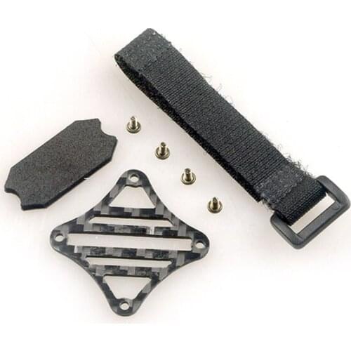 1pc 3K Carbon Fiber Whoop Battery Mounting Bracket Support Seat Bottom Plate for CINE8 RC Racing Drone DIY Accessories