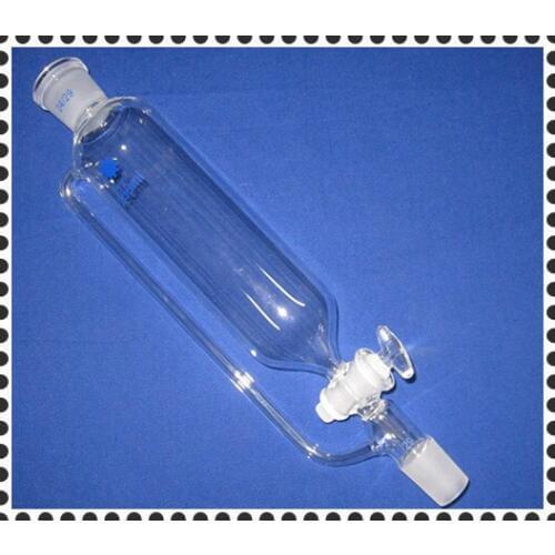 250ml,24/29,Pressure Equalizing Additional Funnel,Glass Stopcock,Lab Chemistry Glassware
