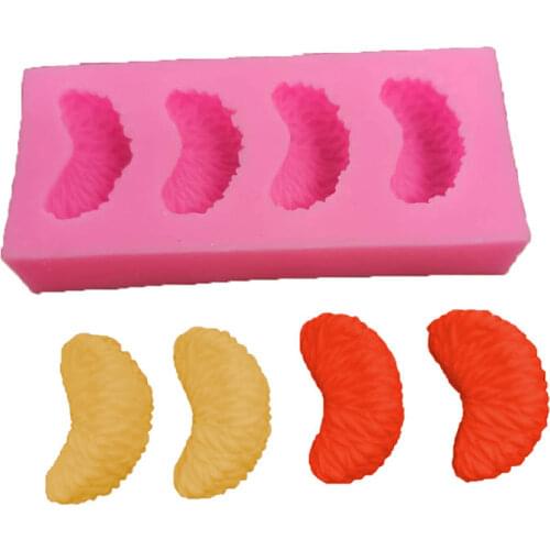 3D Orange Petal Silicone Molds Cake Chocolate Cake Decorating Mold for Soap Candle Making Dessert Baking Mould Aromatherapy