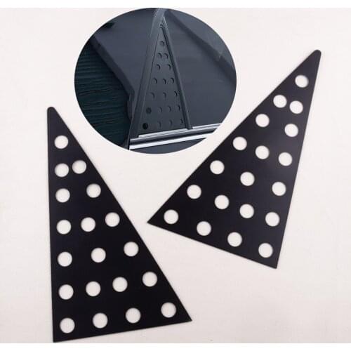 Car C-pillar Triangular Window Glass Plate Trim Decor Fit for Toyota 4Runner 2010 - 2012 2013 2014 2015 2016 2017 2018 2019 2020