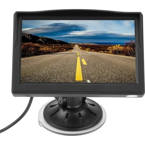 5 Inch TFT LED Monitor Car Wireless Reversing Backup Camera Rear View System Kit Available For VCD / DVD / GPS / Camera