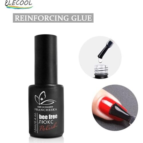 ELECOOL No Wipe Top Coat Base Coat UV Gel Nail Art Tips Manicure Gel Nails Polish Color Gel Polish Esmalte Semi Permanente Seal