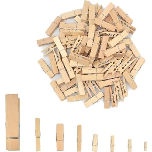 C~TUOFENG Wooden Paper Clips