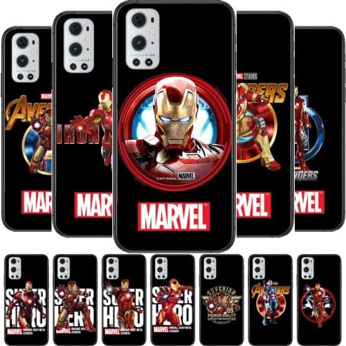 Iron Man black For OnePlus Nord N100 N10 5G 9 8 Pro 7 7Pro Case Phone Cover For OnePlus 7 Pro 1+7T 6T 5T 3T Case