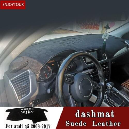 For Audi Q5 G1 2008 2009 2013 2016 2015 2016 2017 Suede Leather Dashmat Dashboard Cover Pad Dash Mat Carpet Nonslip Car-styling