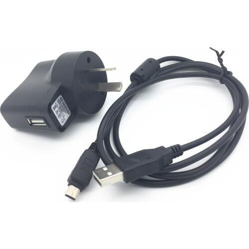 Eu Au Us Uk Plug Charger USB Sync Cord Cable for OLYMPUS SP-560UZ SP-550UZ E-420 E420 U-mini DIGITAL S