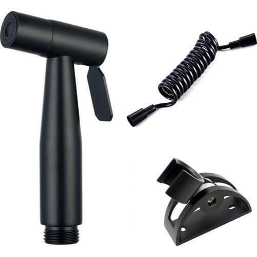 Black toilet bidet sprayer Handheld Bidet Sprayer Set for Women toilet jet spray Self-Cleaning Handheld Bidet Faucet Shattaf set