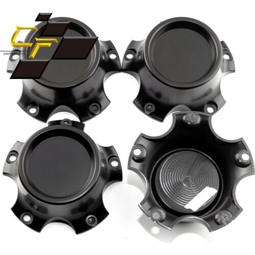 4pcs 107mm 77mm Wheel Hub Cap Cover Fit For #C-A67-4 Dumb Black Belt Screws ABS Tools Decoration