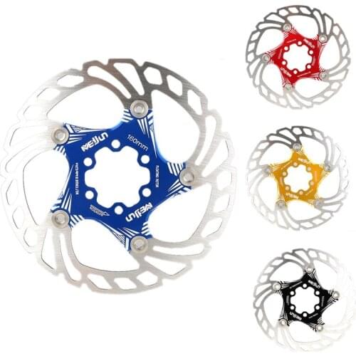 MEIJUN 160Mm MTB Mountain Bike Floating Brake Rotor Cooling Brake Rotors Down Hill Floating Bicycle Brake Six Nail Disc