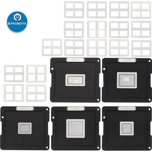 DS-908 BGA Reballing Stencil Set for All Kinds of Small BGA Chips of Macbook Air/Pro Macbook 2010-2018 Soldering Tool Kit