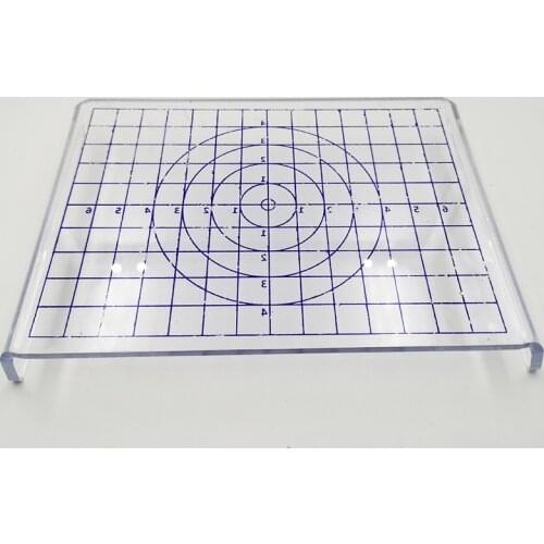 Acrylic Transparent Stamp Pressure Clay Mud Ultra-light Clay Plate Tools Food Play Rub Beads DIY Pressure Tool