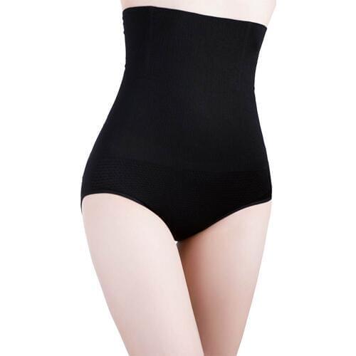 New Sexy High Waist Panties Tummy Control Slimming Underwear Women Panties Belly Body Shapers Black Trainer Shapewear Lingerie