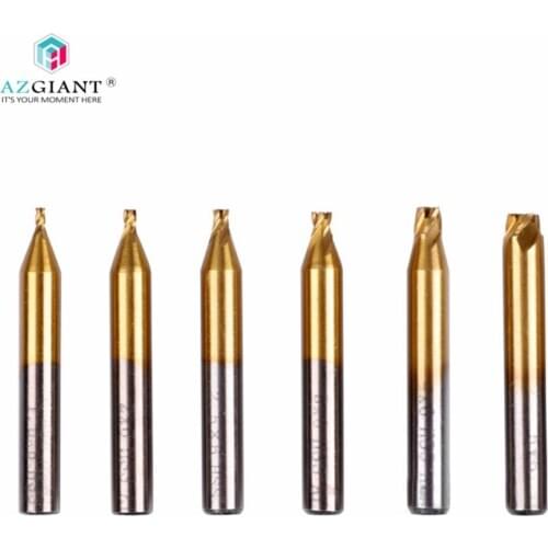Original 1/1.5/2/2.5/3/4/5mm Twist Drill Bit Milling Cutter Vertical Key Machine Locksmith Key Accessories Titanium Coating