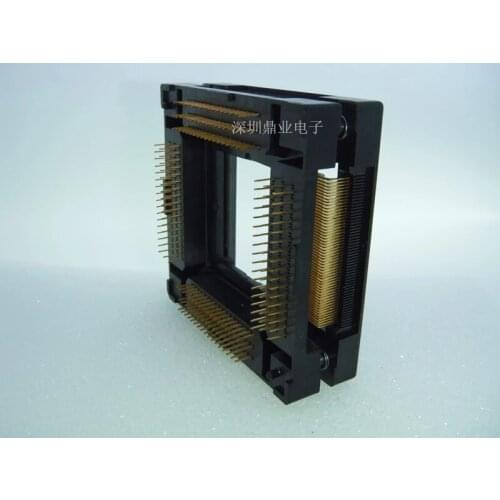 Original YAMAICHI IC Test Seat IC201-2084-001 Burning Programme QFP208 TQFP208 Socket Adapter 0.5MM