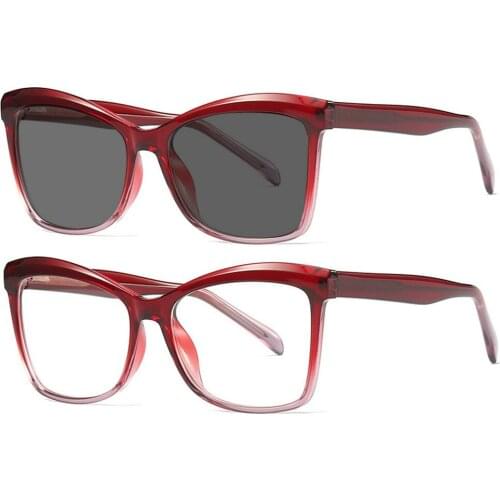 Outdoor Photochromic Multifocal Reading Glasses Progressive Bifocal UV400 Protect Presbyopic Eyeglasses Computer Eyewear 2020 NX