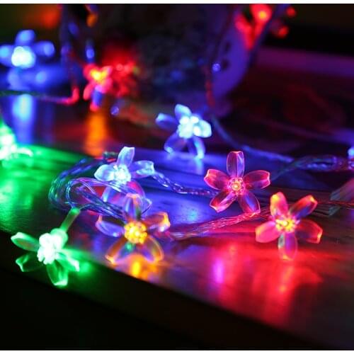 Led String Holiday Lighting Decoration Christmas Wedding Party Fairy Indoor Outdoor Street Living Room Garden Cherry Blossom