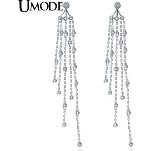 UMODE New Arrival Fashion Crystal Dangle Drop Earring for Women Jewelry Boucle D'Oreille Femme Christmas Gift Brincos AUE0240