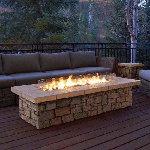 On sale 62 inch ethanol fireplace for outdoor decoration