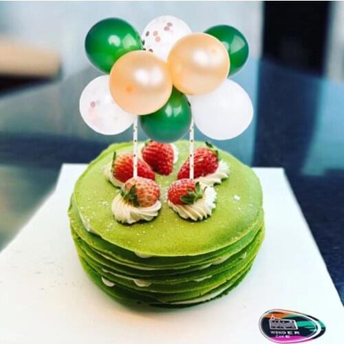 Balloon Cake Topper Metallic Confetti Latex Balons For Birthday Baby Shower Wedding Jungle Party Decoration 14Pcs 5 Inch