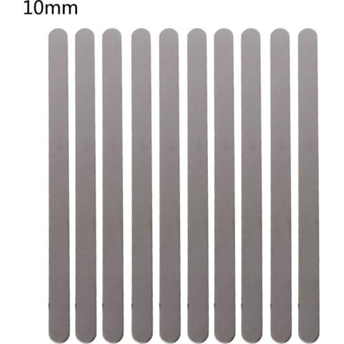 10Pcs Flat Blank Bending Stamping Customizing Bracelet Blanks Jewelry Making