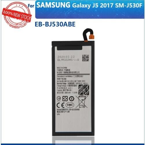 100% Original EB-BJ530ABE 3000mAh Battery for Samsung Galaxy J5 Pro 2017 J530 SM-J530K SM-J530F SM-J530Y Battery