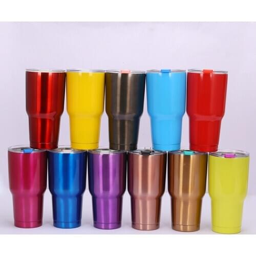 30oz Travel Mug 304 Stainless Steel Car Ice Cup Camping Double Wall Vacuum Insulation Water Coffee Cups Large Capacity Sport Cup