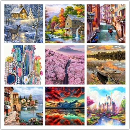 2021 new 5DDIY diamond painting animal tiger cat embroidery cross stitch mosaic sticker home decoration wall sticker handmade