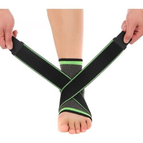 Ankle Protection Brace Joint Pain Relieve Plantar Fasciitis Ankle Compression Sleeve With Adjustable Strap