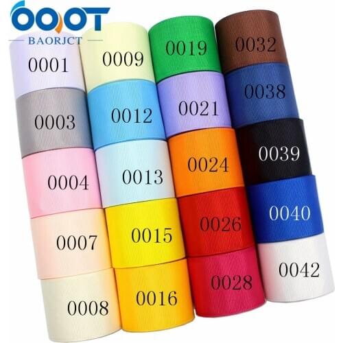 18-38-1 1-1/2'' 38mm Solid Color Grosgrain Ribbon 10yds/lot,DIY handmade bow Festival Gift Packaging Party Birthday Accessories