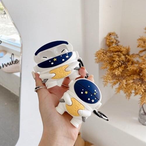 Earphone Case for Airpods Pro Case Silicone 3D Cute Dog Duck Cartoon Cat Cover for Apple Air Pods 1 2 Earbuds Earpods Case Funda